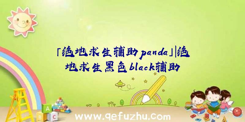 「绝地求生辅助panda」|绝地求生黑色black辅助